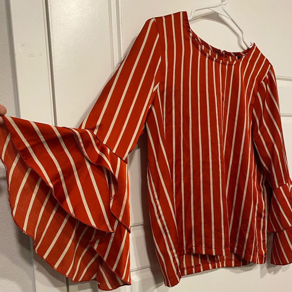 Stripped Nasty Gal Top